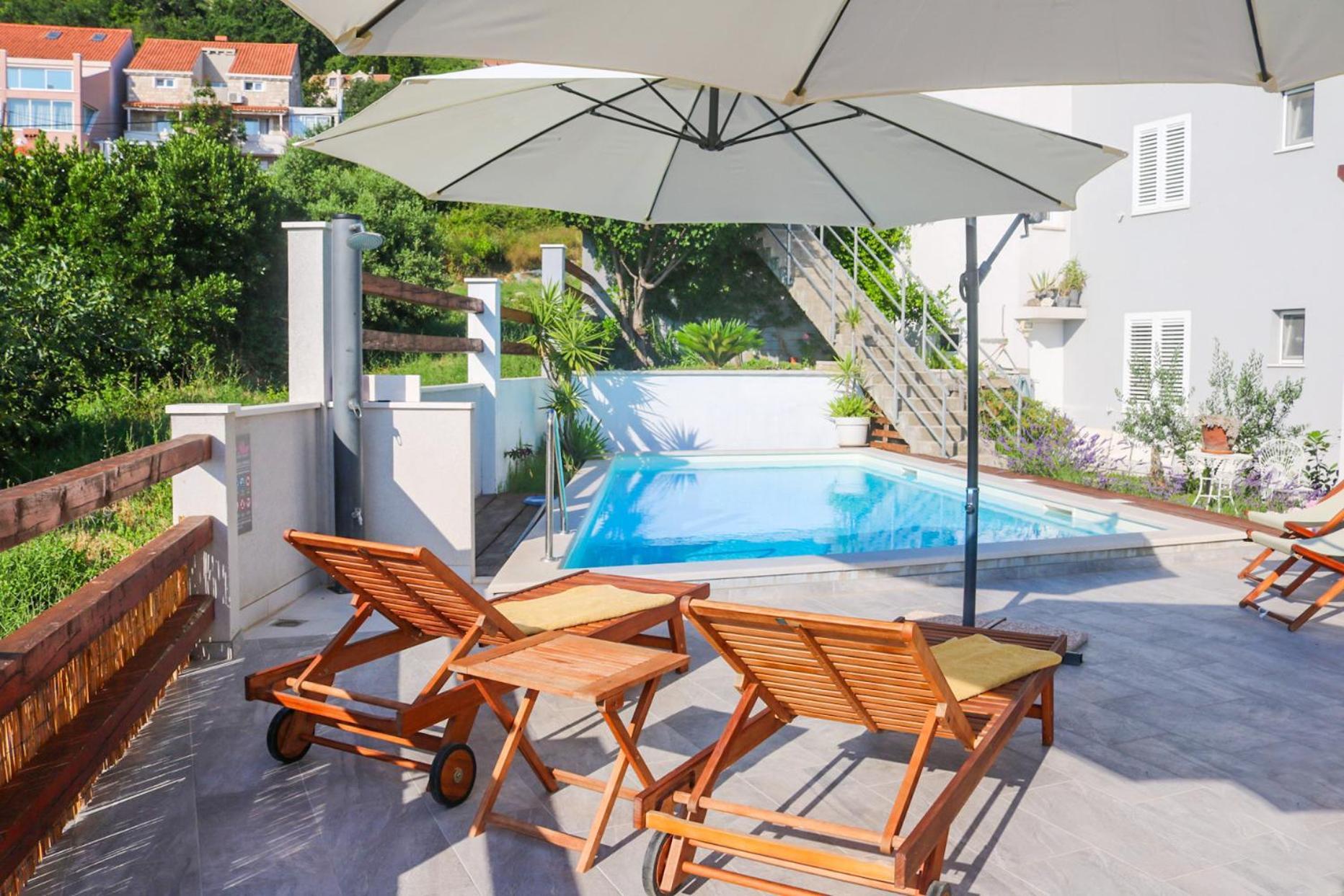 Villa My Rose With A Private Pool Mlini Esterno foto