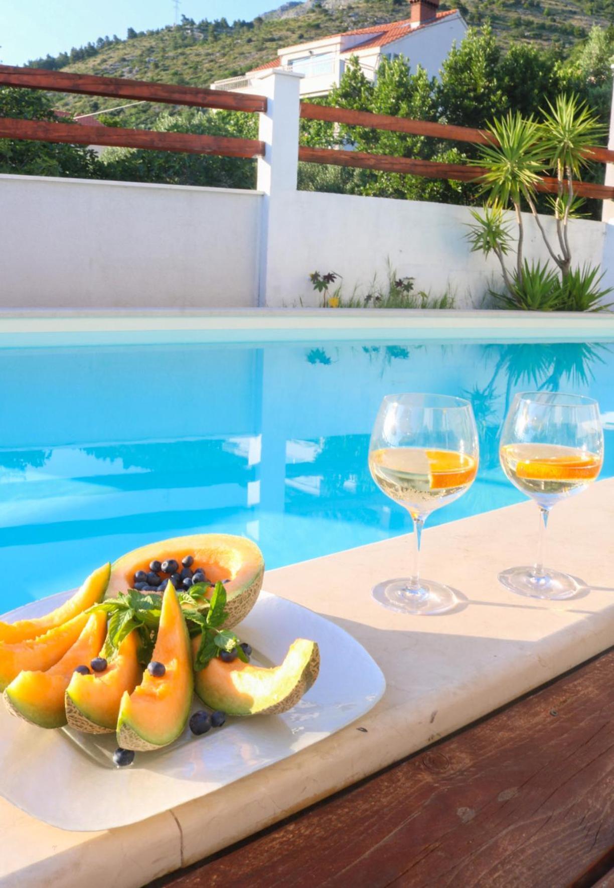 Villa My Rose With A Private Pool Mlini Esterno foto